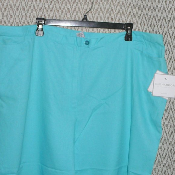 Sag Harbor Capri Cropped Pants 24W NWT Embellished - Picture 3 of 12